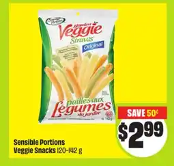 FreshCo Sensible Portions Veggie Snacks 120-142 g offer