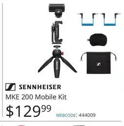 Vistek SENNHEISER MKE 200 Mobile Kit offer