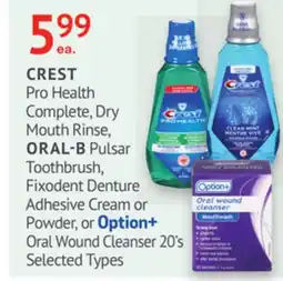 IDA Pharmacy CREST, ORAL-B or Option+ offer