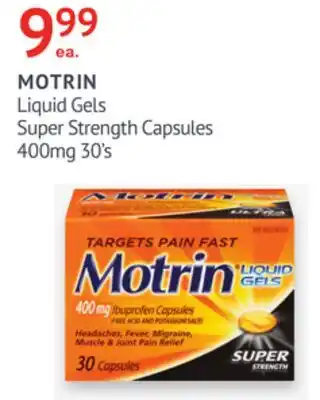 IDA Pharmacy MOTRIN offer