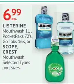 IDA Pharmacy LISTERINE or/ou SCOPE, CREST offer