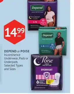 IDA Pharmacy DEPEND or POISE offer