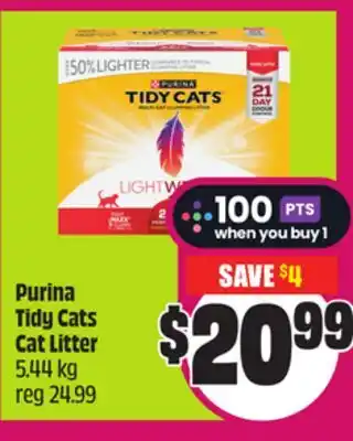 Chalo FreshCo Purina Tidy Cats Cat Litter 5.44 kg offer