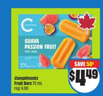 Chalo FreshCo Compliments Fruit Bars 75 mL offer