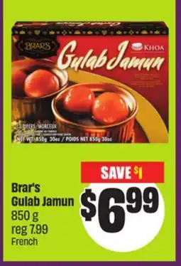 Chalo FreshCo Brar's Gulab Jamun 850 g offer