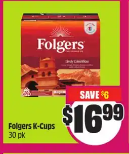 Chalo FreshCo Folgers K-Cups 30 pk offer