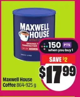 Chalo FreshCo Maxwell House Coffee 864-925 g offer