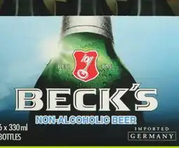 Chalo FreshCo Beck's Non-Alcoholic Beer 6x330 mL offer