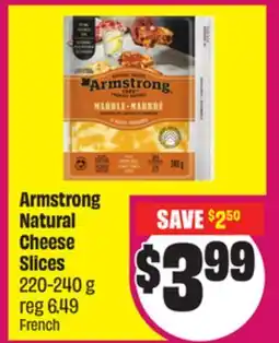 Chalo FreshCo Armstrong Natural Cheese Slices 220-240 g offer