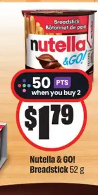 Chalo FreshCo Nutella & GO! Breadstick 52 g offer