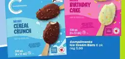 Chalo FreshCo Compliments Ice Cream Bars 6 pk offer