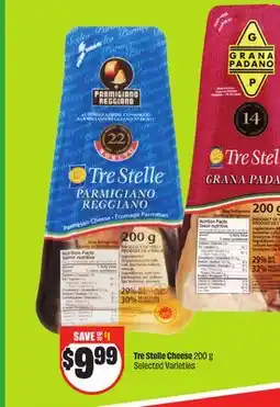 Chalo FreshCo Tre Stelle Cheese 200 g Selected Varieties offer