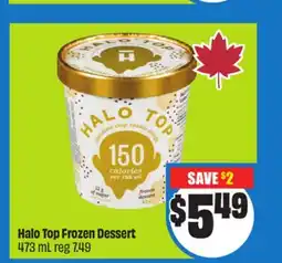 Chalo FreshCo Halo Top Frozen Dessert 473 mL offer