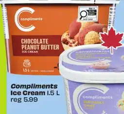 Chalo FreshCo Compliments Ice Cream 1.5 L offer