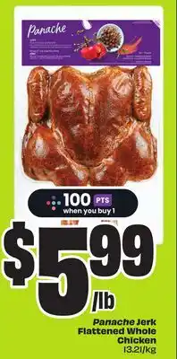 Chalo FreshCo Panache Jerk Flattened Whole Chicken 13.21/kg offer