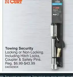 PartSource Curt Towing Security offer