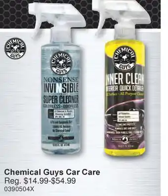 PartSource Chemical Guys Car Care offer