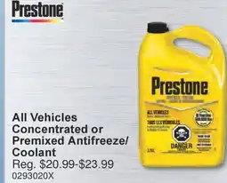 PartSource All Vehicles Concentrated or Premixed Antifreeze/ Coolant offer