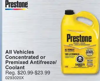 PartSource All Vehicles Concentrated or Premixed Antifreeze/ Coolant offer