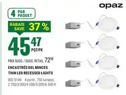 BMR ENCASTRÉS DEL MINCES THIN LED RECESSED LIGHTS offer