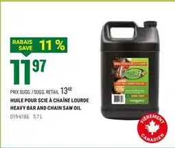 BMR HUILE POUR SCIE À CHAÎNE LOURDE offer