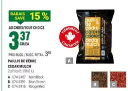 BMR FERTILEC CEDAR MULCH offer