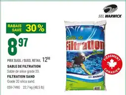 BMR SABLE DE FILTRATION offer