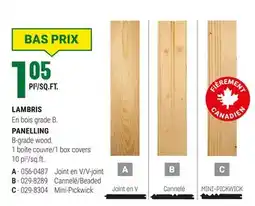 BMR LAMBRIS offer