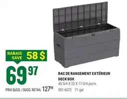 BMR DURAMAX BAC DE RANGEMENT EXTÉRIEUR offer