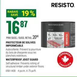 BMR WATERPROOF JOIST GUARD offer