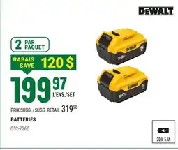 BMR 20 V 5 Ah BATTERIES offer