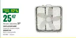 BMR HOME EASY VENTILATEUR CARRÉ offer