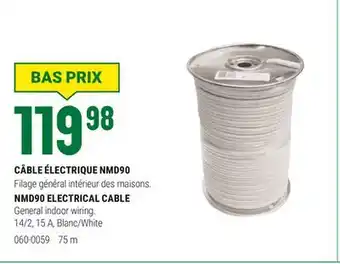 BMR NMD90 ELECTRICAL CABLE offer