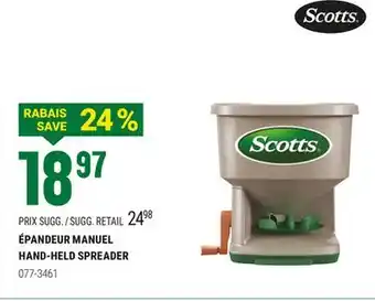 BMR ÉPANDEUR MANUEL offer