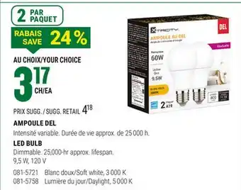 BMR AMPOULE DEL offer