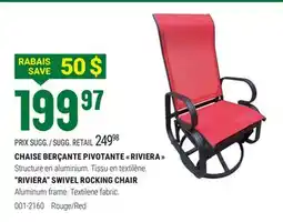 BMR CHAISE BERÇANTE PIVOTANTE  RIVIERA  offer
