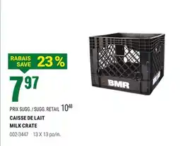 BMR CAISSE DE LAIT offer