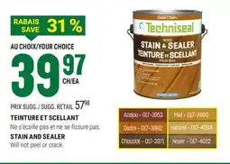 BMR TEINTURE ET SCELLANT offer