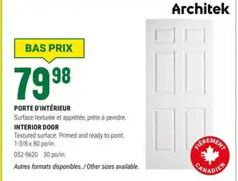 BMR PORTE D'INTÉRIEUR offer
