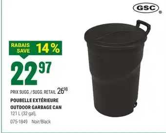 BMR POUBELLE EXTÉRIEURE offer