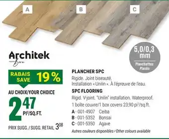 BMR PLANCHER SPC offer