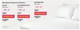 Linen Chest MicroGuard Supreme Collection PILLOW offer