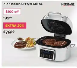 Linen Chest HERITAGE 7-in-1 Indoor Air Fryer Grill offer