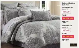 Linen Chest Budapest Bedding Collection DUVET COVER SET offer