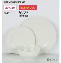 Linen Chest Villa Dinnerware Set offer