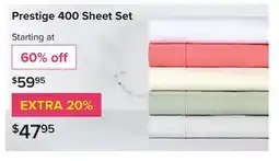 Linen Chest Prestige 400 Sheet Set offer