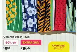 Linen Chest Oceanna Beach Towel offer