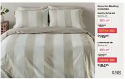 Linen Chest Somerton Bedding Collection DUVET COVER SET offer