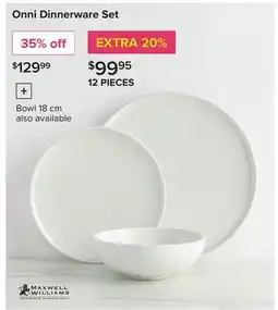 Linen Chest Onni Dinnerware Set offer