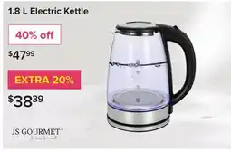 Linen Chest JS GOURMET 1.8 L Electric Kettle offer